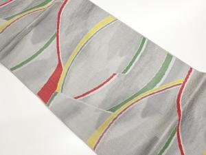 抽象模様織出し名古屋帯